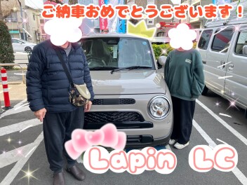 ラパンご納車させていただきました✨
